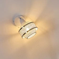 Hofstein Limassol Wandleuchte Chrom, Weiß, 1-flammig -Wandleuchten Verkaufsgeschäft limassol wandleuchte h3332597 7