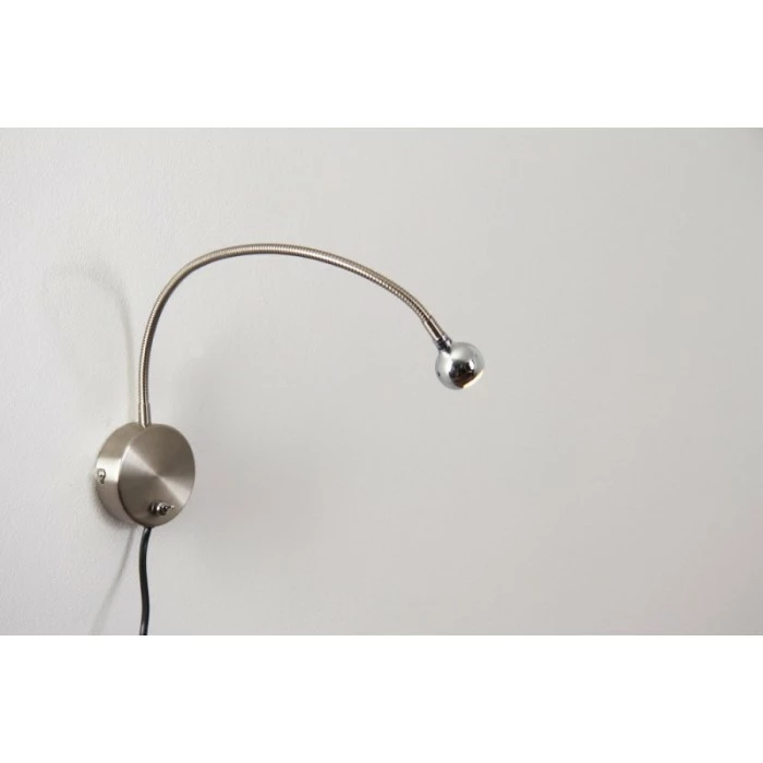 Hofstein Lina Wandleuchte LED Chrom, 1-flammig 3 Hofstein Lina Wandleuchte LED Chrom, 1-flammig – Bild 3