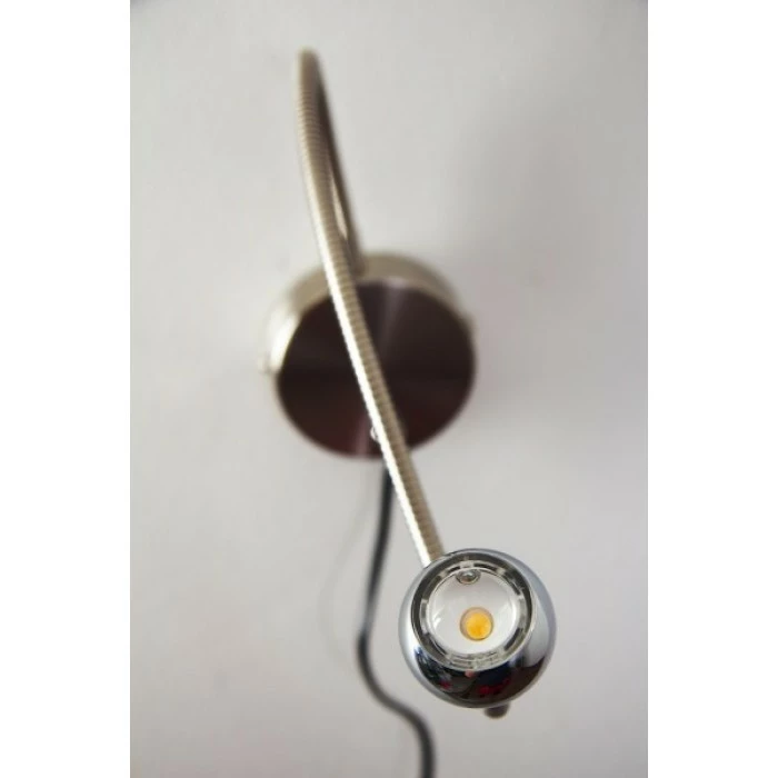 Hofstein Lina Wandleuchte LED Chrom, 1-flammig 5 Hofstein Lina Wandleuchte LED Chrom, 1-flammig – Bild 5