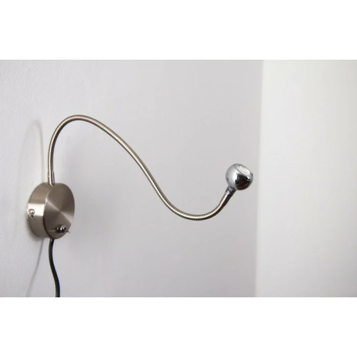 Hofstein Lina Wandleuchte LED Chrom, 1-flammig 6 Hofstein Lina Wandleuchte LED Chrom, 1-flammig – Bild 6