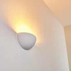 Hofstein Linares Wandleuchte Weiß, 1-flammig -Wandleuchten Verkaufsgeschäft linares wandleuchte h3266373 do4 11