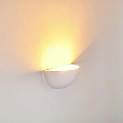 Hofstein Linares Wandleuchte Weiß, 1-flammig -Wandleuchten Verkaufsgeschäft linares wandleuchte h3266373 do4 9