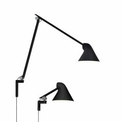 Louis Poulsen NJP Wandleuchte LED Schwarz, 1-flammig -Wandleuchten Verkaufsgeschäft louis poulsen njp wandleuchte 5743163209 2
