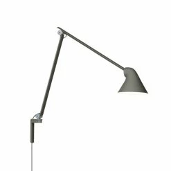Louis Poulsen NJP Wandleuchte LED Grau, 1-flammig