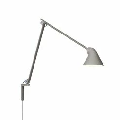 Louis Poulsen NJP Wandleuchte LED Grau, 1-flammig