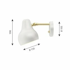 Louis Poulsen VL38 Wandleuchte LED Wei&szlig;, 1-flammig -Wandleuchten Verkaufsgeschäft louis poulsen vl38 wandleuchte 5743163429 2