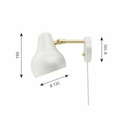 Louis Poulsen VL38 Wandleuchte LED Wei&szlig;, 1-flammig -Wandleuchten Verkaufsgeschäft louis poulsen vl38 wandleuchte 5743163429 3