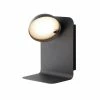 Luce Design BOING Wandleuchte LED Schwarz, 1-flammig