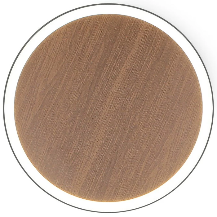 Luce Design MOON Wandleuchte LED Schwarz, Braun, Holzoptik, 1-flammig 2 Luce Design MOON Wandleuchte LED Schwarz, Braun, Holzoptik, 1-flammig – Bild 2