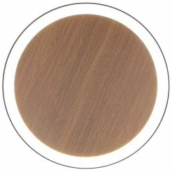 Luce Design MOON Wandleuchte LED Schwarz, Braun, Holzoptik, 1-flammig -Wandleuchten Verkaufsgeschäft luce design moon wandleuchte 9053 m wo 6