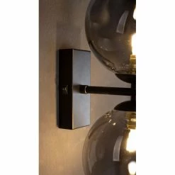 Luce Design NEPTUN Wandleuchte Schwarz, 2-flammig -Wandleuchten Verkaufsgeschäft luce design neptun wandleuchte 9120 ap2 nero 4