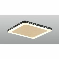 Luce Design Solaris Deckenleuchte LED Weiß, Schwarz-Gold, 1-flammig