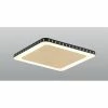 Luce Design Solaris Deckenleuchte LED Wei&szlig;, Schwarz-Gold, 1-flammig
