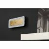 Luce Design Solaris Wandleuchte LED Wei&szlig;, Schwarz-Gold, 1-flammig