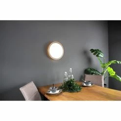 Luce Design SOLSTAR Wandleuchte LED Schwarz, Naturfarben, 1-flammig -Wandleuchten Verkaufsgeschäft luce design solstar wandleuchte 9070 s wo 12