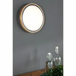 Luce Design SOLSTAR Wandleuchte LED Schwarz, Naturfarben, 1-flammig -Wandleuchten Verkaufsgeschäft luce design solstar wandleuchte 9070 s wo 5
