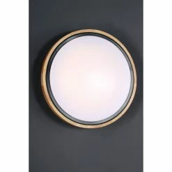 Luce Design SOLSTAR Wandleuchte LED Schwarz, Naturfarben, 1-flammig -Wandleuchten Verkaufsgeschäft luce design solstar wandleuchte 9070 s wo 7