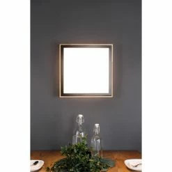 Luce Design SOLSTAR Wandleuchte LED Schwarz, Naturfarben, 1-flammig -Wandleuchten Verkaufsgeschäft luce design solstar wandleuchte 9080 m wo 10