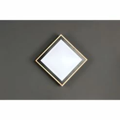 Luce Design SOLSTAR Wandleuchte LED Schwarz, Naturfarben, 1-flammig -Wandleuchten Verkaufsgeschäft luce design solstar wandleuchte 9080 s wo 10