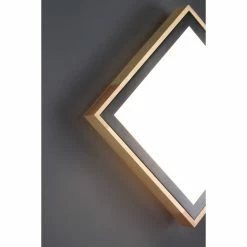 Luce Design SOLSTAR Wandleuchte LED Schwarz, Naturfarben, 1-flammig -Wandleuchten Verkaufsgeschäft luce design solstar wandleuchte 9080 s wo 3