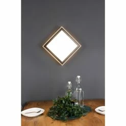 Luce Design SOLSTAR Wandleuchte LED Schwarz, Naturfarben, 1-flammig -Wandleuchten Verkaufsgeschäft luce design solstar wandleuchte 9080 s wo 5