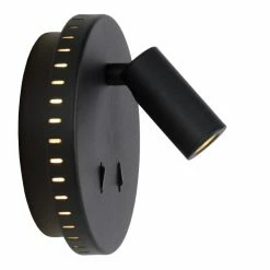 Lucide BENTJER Wandleuchte LED Schwarz, 1-flammig -Wandleuchten Verkaufsgeschäft lucide bentjer wandleuchte 79201 09 30 3