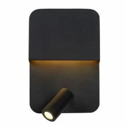 Lucide BOXER Wandleuchte LED Schwarz, 2-flammig -Wandleuchten Verkaufsgeschäft lucide boxer wandleuchte 79200 08 30 3