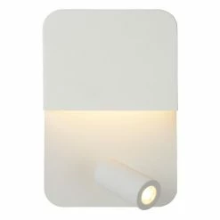 Lucide BOXER Wandleuchte LED Weiß, 2-flammig -Wandleuchten Verkaufsgeschäft lucide boxer wandleuchte 79200 08 31 3