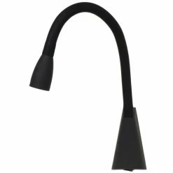 Lucide GALEN-LED Bettlampe Schwarz, 1-flammig -Wandleuchten Verkaufsgeschäft lucide galen led bettlampe 18294 03 30 4