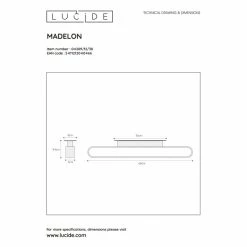 Lucide MADELON Wandleuchte LED Schwarz, 1-flammig 9 Lucide MADELON Wandleuchte LED Schwarz, 1-flammig -Wandleuchten Verkaufsgeschäft lucide madelon wandleuchte 04209 12 30 4