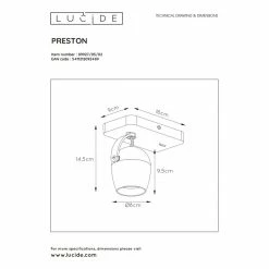 Lucide PRESTON Wandstrahler LED Messing, Gold, 1-flammig 13 Lucide PRESTON Wandstrahler LED Messing, Gold, 1-flammig -Wandleuchten Verkaufsgeschäft lucide preston wandstrahler 09927 05 02 6