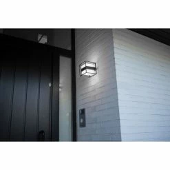 Lutec Lampen Lutec Cruz Außen Wandleuchte LED Anthrazit, 1-flammig