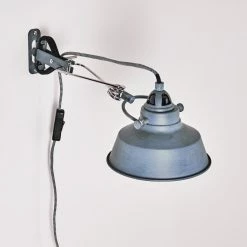 Hofstein Luven Wandleuchte Grau, 1-flammig -Wandleuchten Verkaufsgeschäft luven wandleuchte h3288559 do1 5