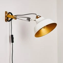 Hofstein Luven Wandleuchte Gold, 1-flammig -Wandleuchten Verkaufsgeschäft luven wandleuchte h3288573 do1 13