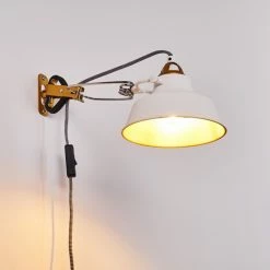 Hofstein Luven Wandleuchte Gold, 1-flammig -Wandleuchten Verkaufsgeschäft luven wandleuchte h3288573 do1 2