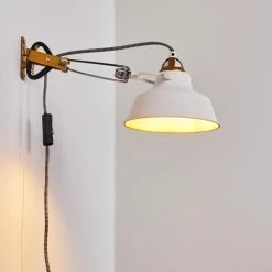 Hofstein Luven Wandleuchte Gold, 1-flammig -Wandleuchten Verkaufsgeschäft luven wandleuchte h3288573 do1 7