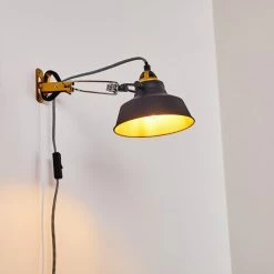 Hofstein Luven Wandleuchte Gold, 1-flammig -Wandleuchten Verkaufsgeschäft luven wandleuchte h3288597 do1 7