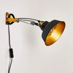 Hofstein Luven Wandleuchte Gold, 1-flammig -Wandleuchten Verkaufsgeschäft luven wandleuchte h3288597 do1 8