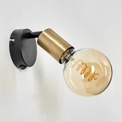 Hofstein Maidford Wandleuchte Messing, Schwarz, 1-flammig -Wandleuchten Verkaufsgeschäft maidford wandleuchte h3388112 7