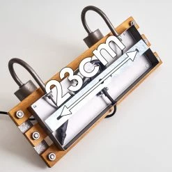 Hofstein Mallard Wandleuchte Silber, Holz hell, 2-flammig 35 Hofstein Mallard Wandleuchte Silber, Holz hell, 2-flammig -Wandleuchten Verkaufsgeschäft mallard wandleuchte h3364321 17