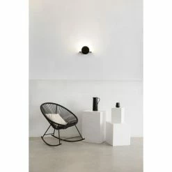 Mantra ERIS Wandleuchte LED Schwarz, 1-flammig