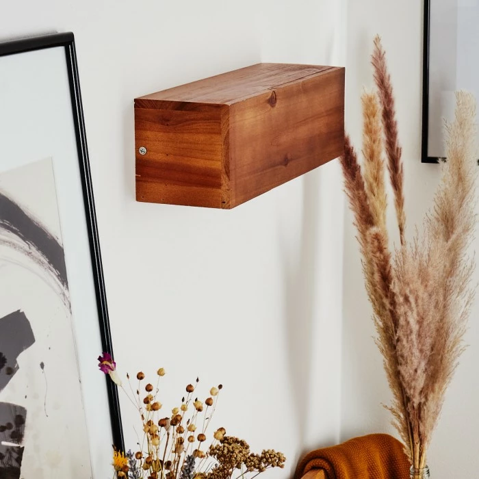 Hofstein Marmorera Wandleuchte LED Weiß, Naturfarben, 1-flammig 2 Hofstein Marmorera Wandleuchte LED Weiß, Naturfarben, 1-flammig – Bild 2