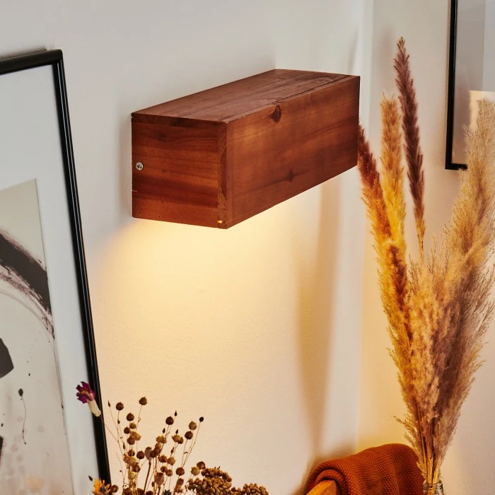 Hofstein Marmorera Wandleuchte LED Weiß, Naturfarben, 1-flammig 12 Hofstein Marmorera Wandleuchte LED Weiß, Naturfarben, 1-flammig – Bild 12