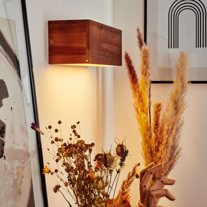 Hofstein Marmorera Wandleuchte LED Weiß, Naturfarben, 1-flammig 7 Hofstein Marmorera Wandleuchte LED Weiß, Naturfarben, 1-flammig – Bild 7