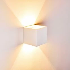 Hofstein Mazara Wandleuchte Weiß, 1-flammig -Wandleuchten Verkaufsgeschäft mazara wandleuchte h169385 do4 7