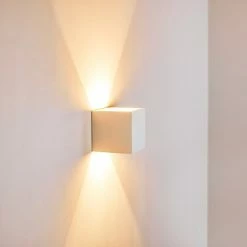 Hofstein Mazara Wandleuchte Weiß, 1-flammig -Wandleuchten Verkaufsgeschäft mazara wandleuchte h169385 do4 9