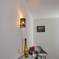 Hofstein Meldal Wandleuchte Silber, 1-flammig -Wandleuchten Verkaufsgeschäft meldal wandleuchte h3331095 3