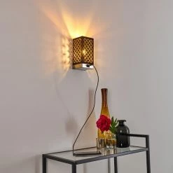 Hofstein Meldal Wandleuchte Silber, 1-flammig -Wandleuchten Verkaufsgeschäft meldal wandleuchte h3331095 6