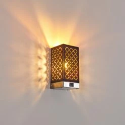 Hofstein Meldal Wandleuchte Silber, 1-flammig -Wandleuchten Verkaufsgeschäft meldal wandleuchte h3331095 9