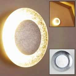 Hofstein Merlo Wandleuchte LED Silber, 1-flammig